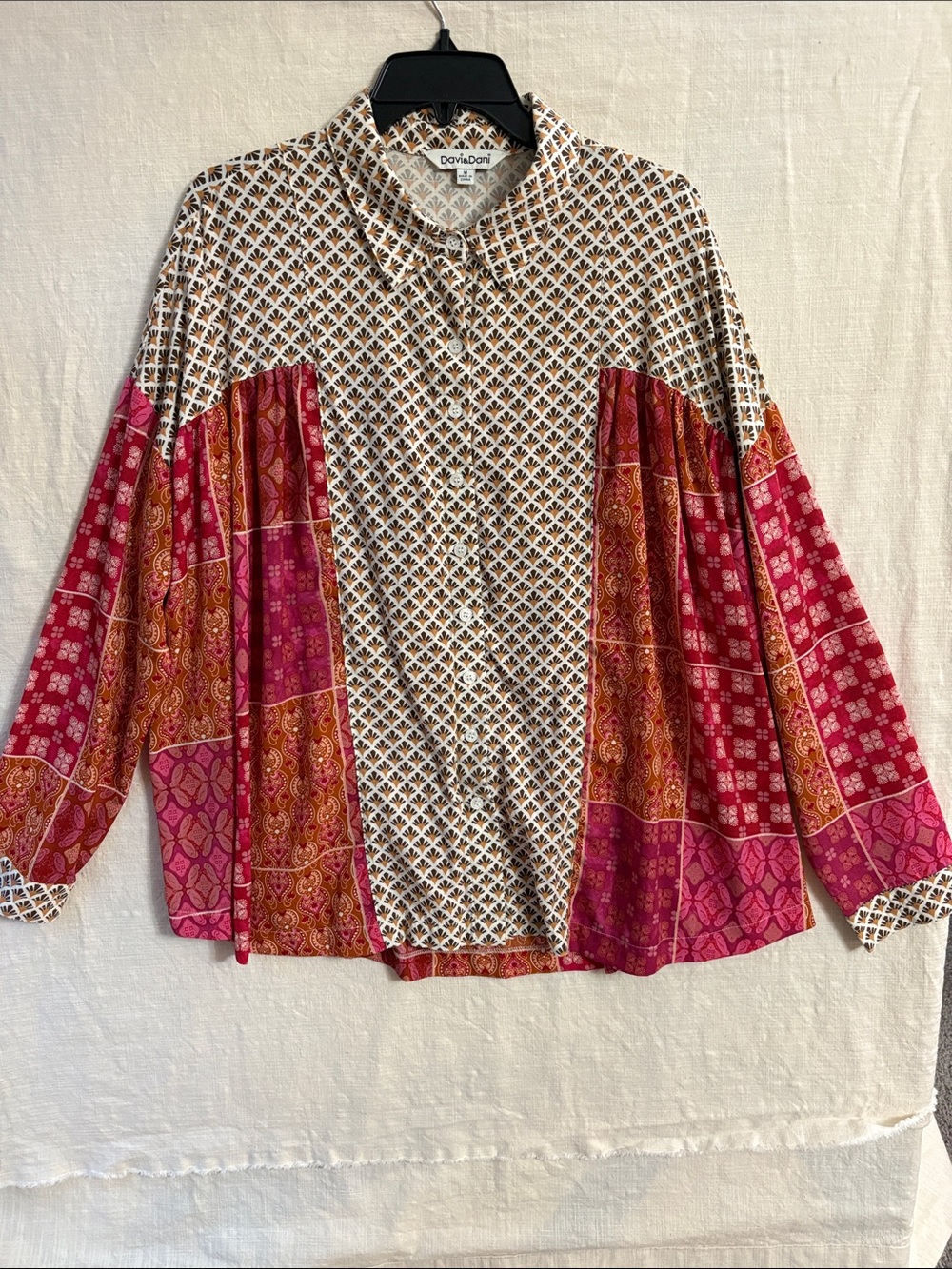 Davi & Dani boho blouse size medium